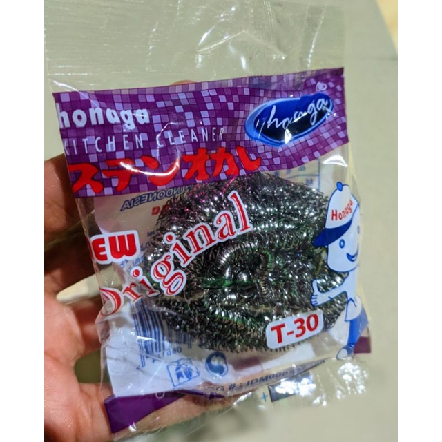 Honaga t 30 pan scrubber/stenlis pan scrubber/original price | Shopee ...