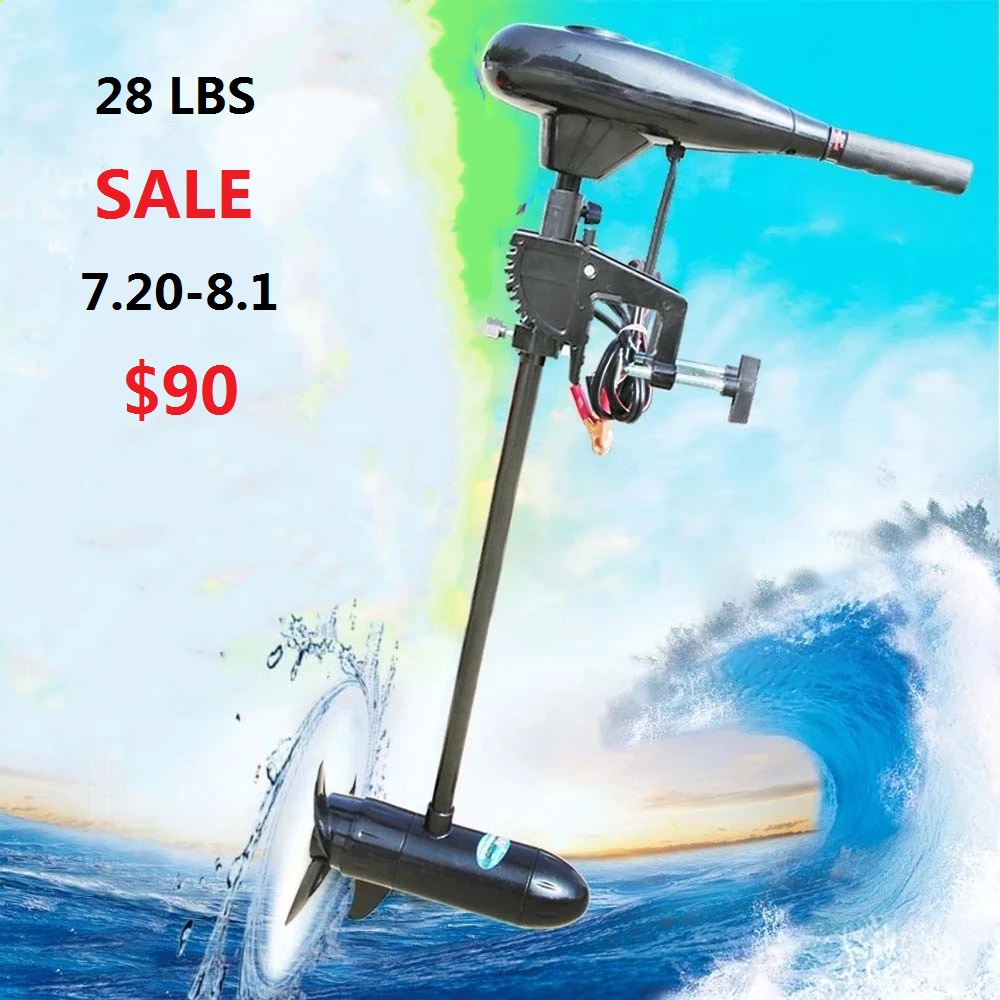 Solar Marine 12V 28lbs Boat Electric Trolling Motor Propeller Speed
