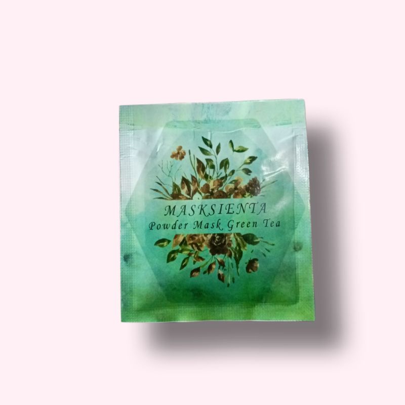 Masksienta Powder Mask Greentea | Shopee Philippines