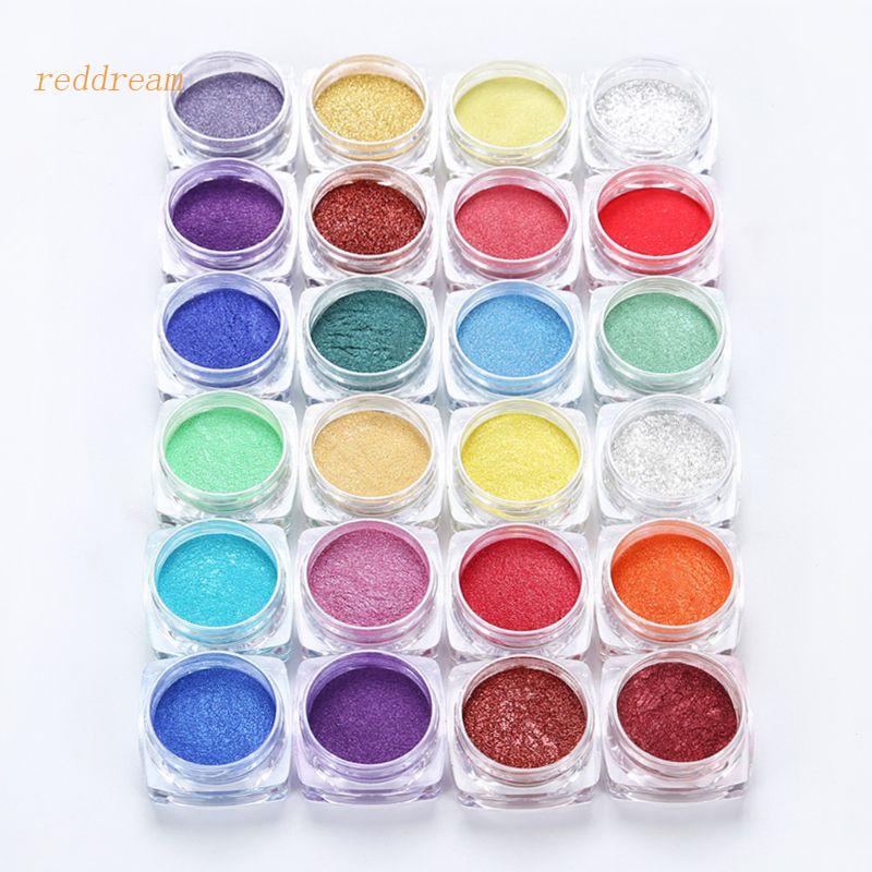 REDD 12 Colors Mica Powder Epoxy Resin Dye Pearl Pigment Natural Mica