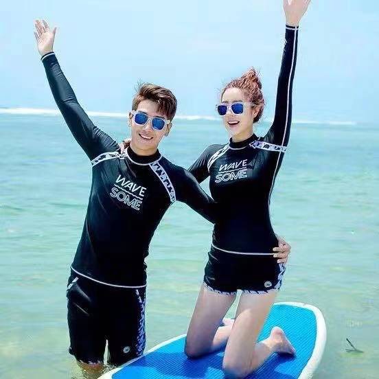 couple and single rashguard sexy rashguard swim suit wear bikini rash ...