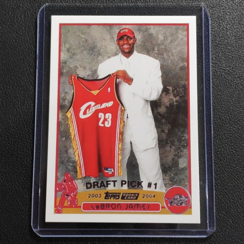 Lebron James RC 2003 Topps Rookie Custom Reprint Basketball NBA Card ...