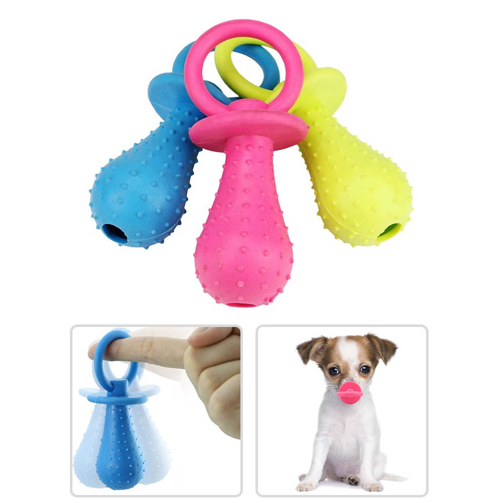 Rubber pacifier for dogs cheap