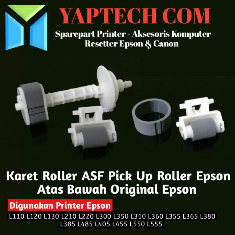 Asf Roller Pickup Rubber Roller Paper Puller Epson Roller Bottom And Top L110 L120 L210 L220 1505