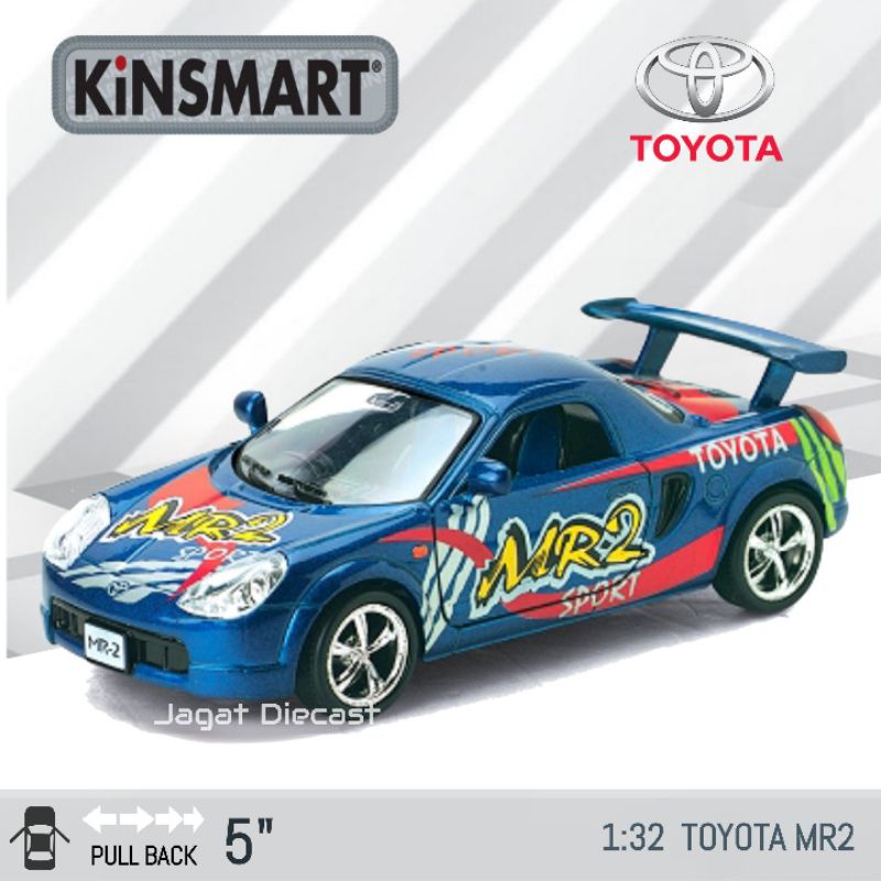 Kinsmart Street Fighter Toyota MR2 Streetfighter Toy Car Jagat Diecast ...