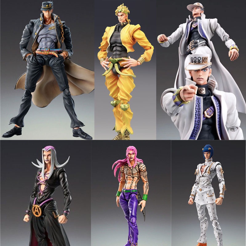 Anime JoJo Bizarre Adventure Action Figure Josuke Higashikata Kujo ...
