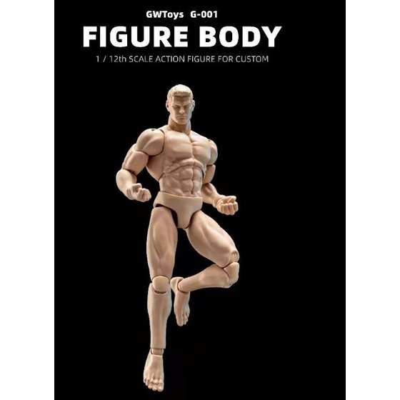 1/12 Scale Brown Khaki Pants For 6" Mezco, GWToys, VToys Muscular - Foto 13