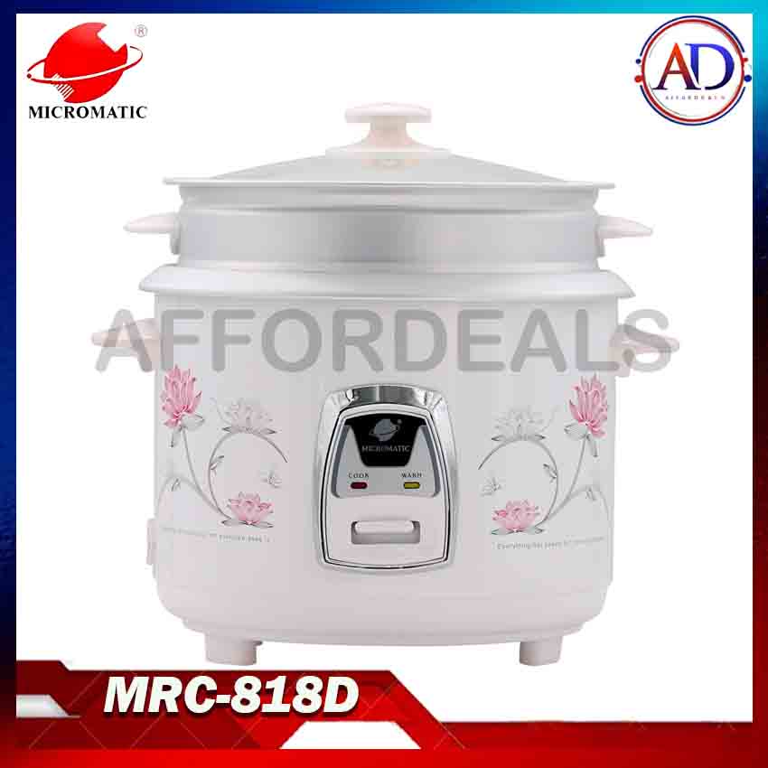 Micromatic MRC818D Rice Cooker 1.8L Shopee Philippines