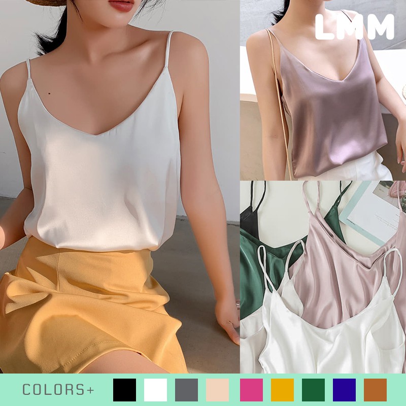 Chiffon spaghetti strap top online