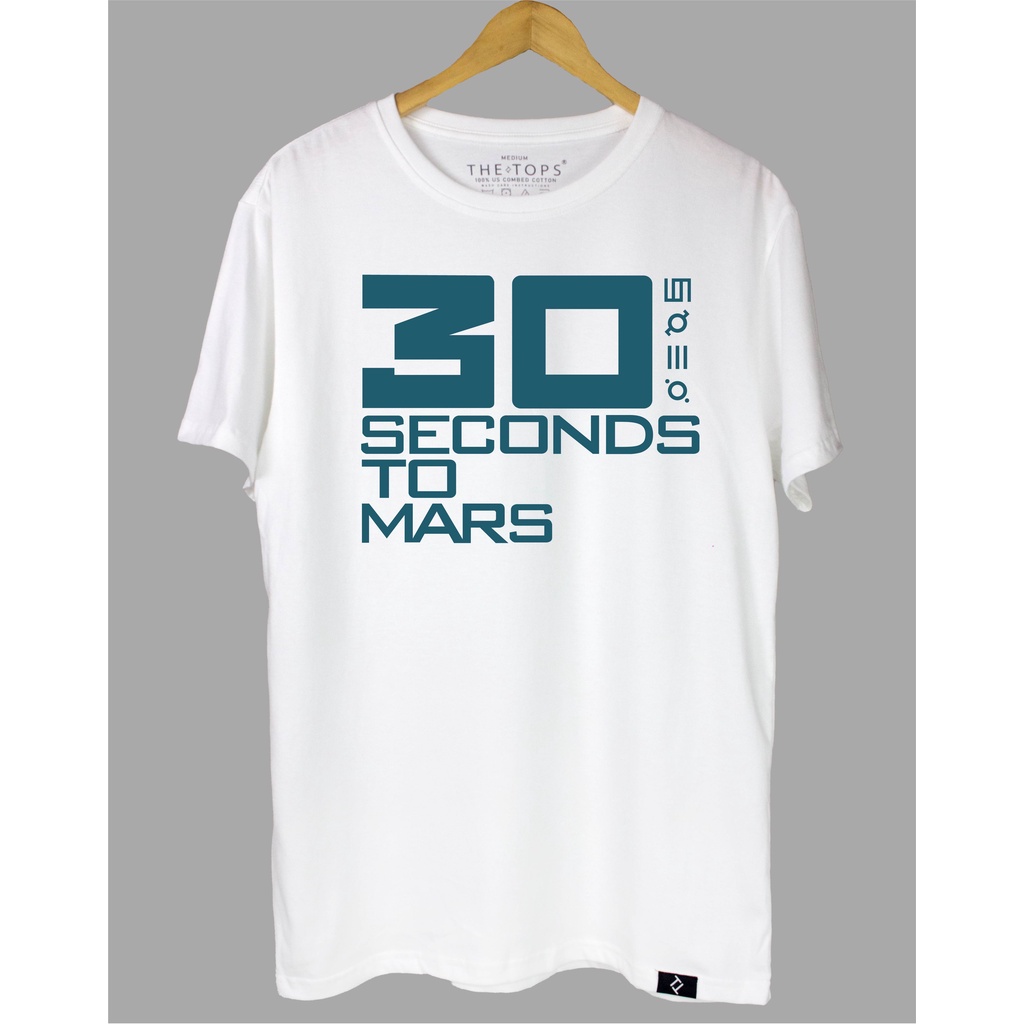 T-shirt Vintage 30 Seconds To Mars – Taille L – Noir – Manches Courtes – Neuf Avec étiquette