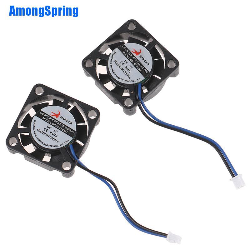 [[AmongSpring]] Ultra-Miniature Brushless Fan Electric Dc 5V 6V 2507 ...