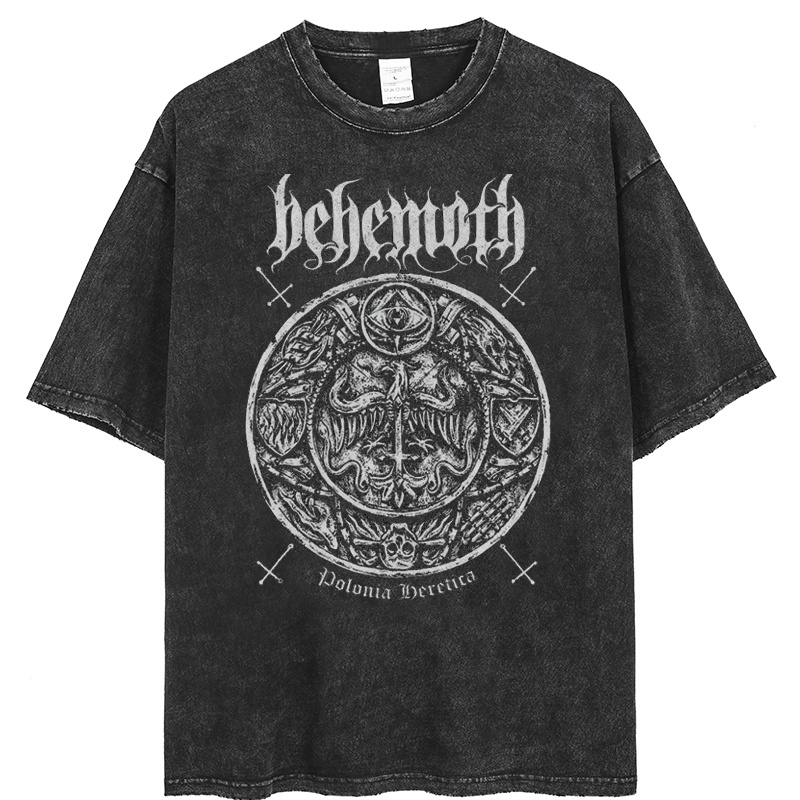 Gothic Hip hop rock Tshirt Top Oversized Punk Harajuku Alternative