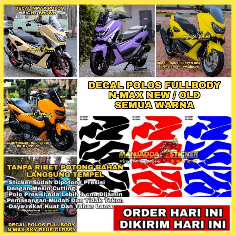 Nmax Plain FULLBODY DECAL/NMAX All Colors | Shopee Philippines