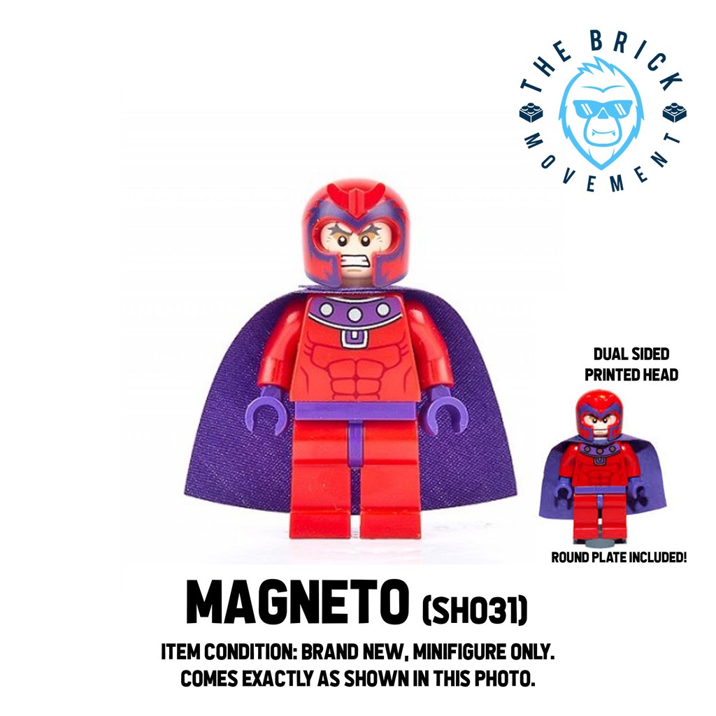 Magneto best sale lego minifigure