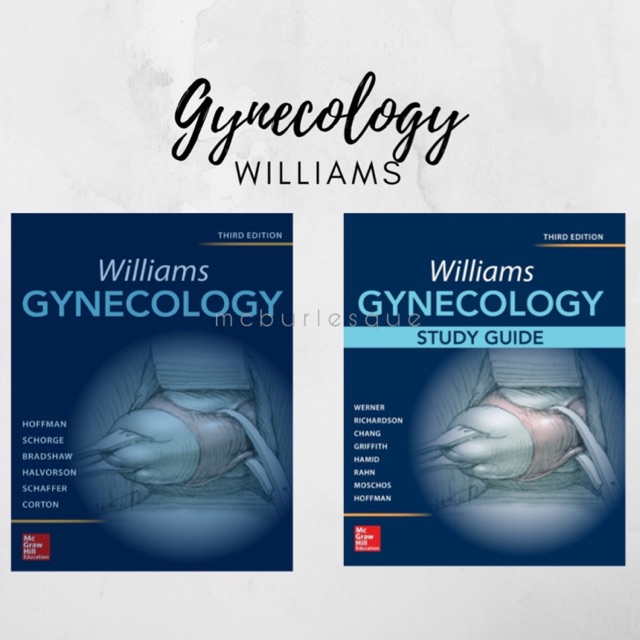 Williams Gynecology 4th Ed | Shopee Philippines