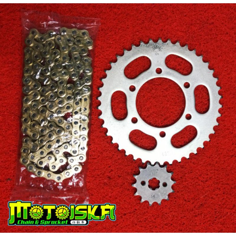 Better sprocket and rear for kawasaki store barako tricycle