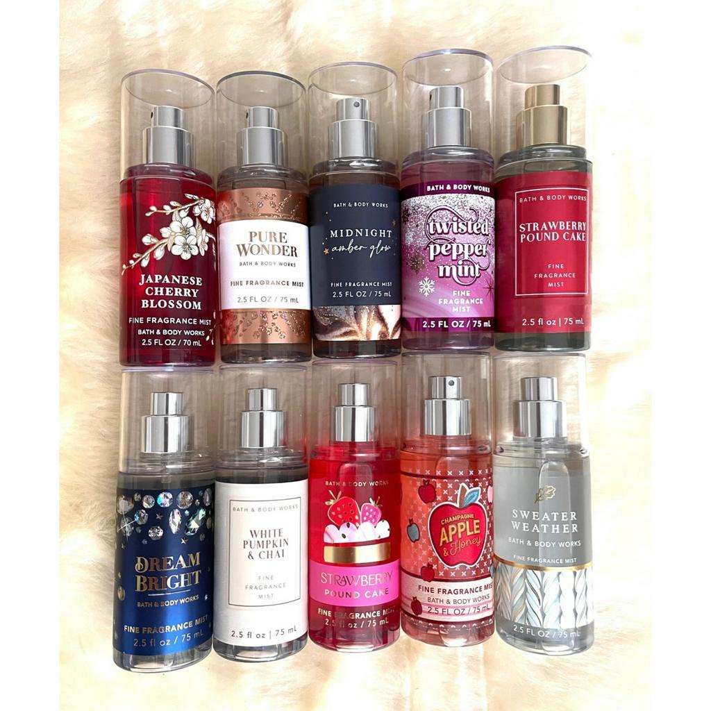 Bath And Body Works Travel Size Fine Fragrance Mist 75ml 100 Authentic Usa Shopee Philippines 3533