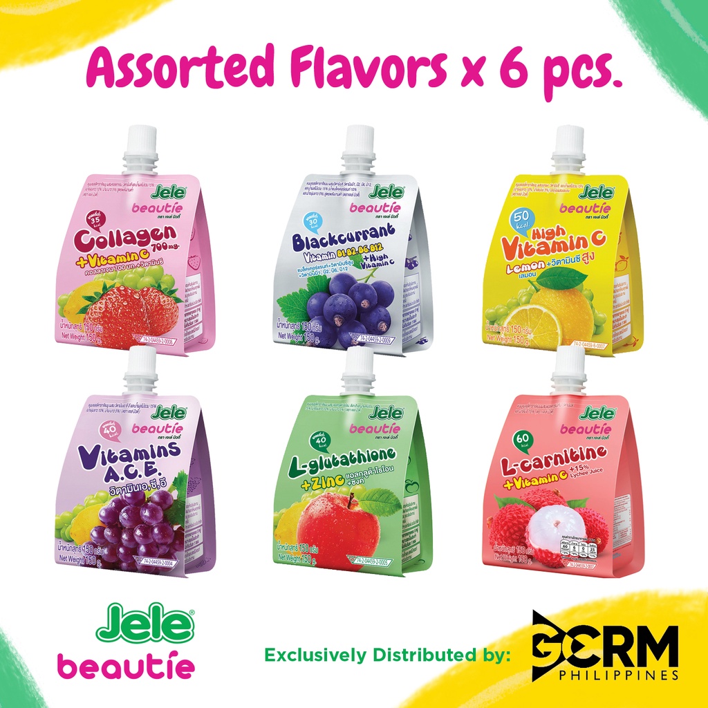 Jele Beautie Assorted Bundle (6 flavors) | Shopee Philippines