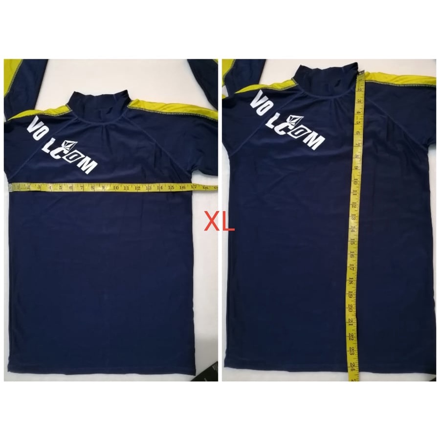 Tri Color Swimwear Rushguard VOLcom Tops only for Men | Shopee Philippines