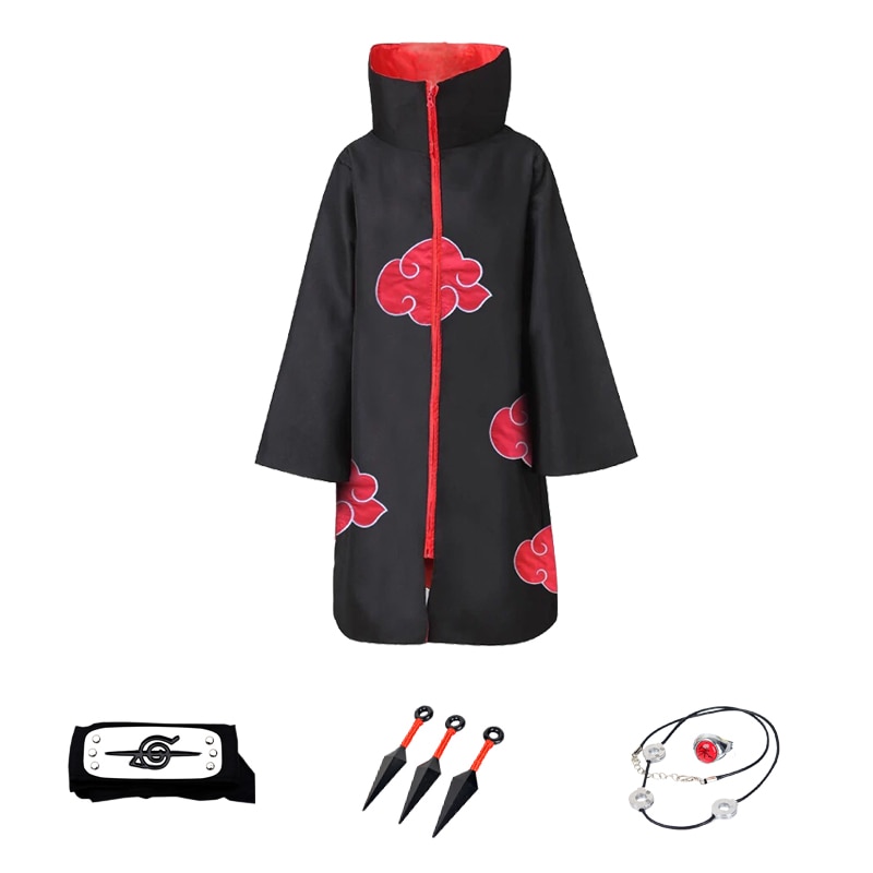 Akatsuki costume Mingyue cloak Cosplay Uchiha Sasuke Sasuke Hitachi ...