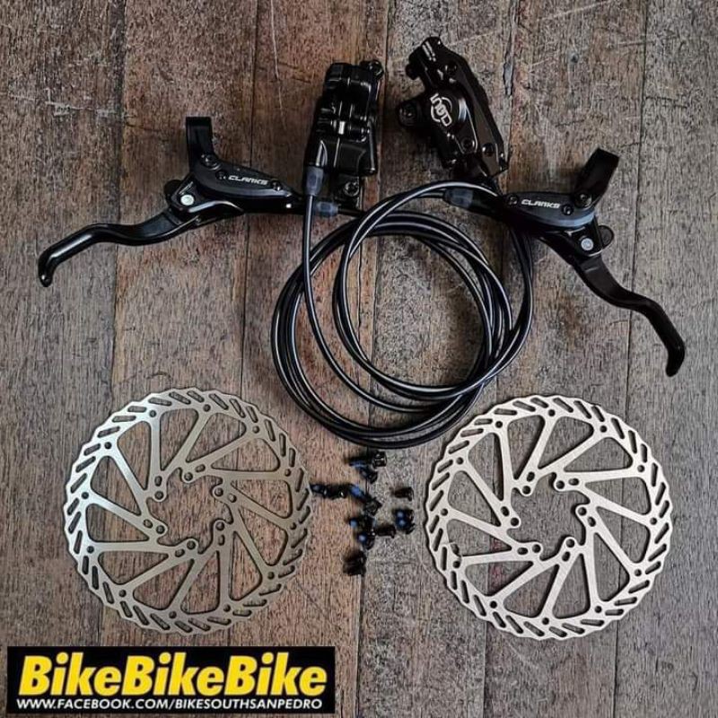 Clarks clout 1 hydraulic disc brake set sale