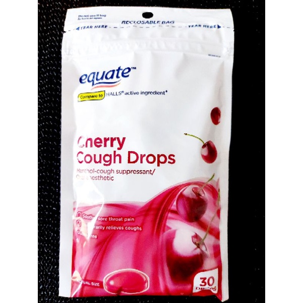 Equate Cherry Cough Drops (30 Drops) Shopee Philippines