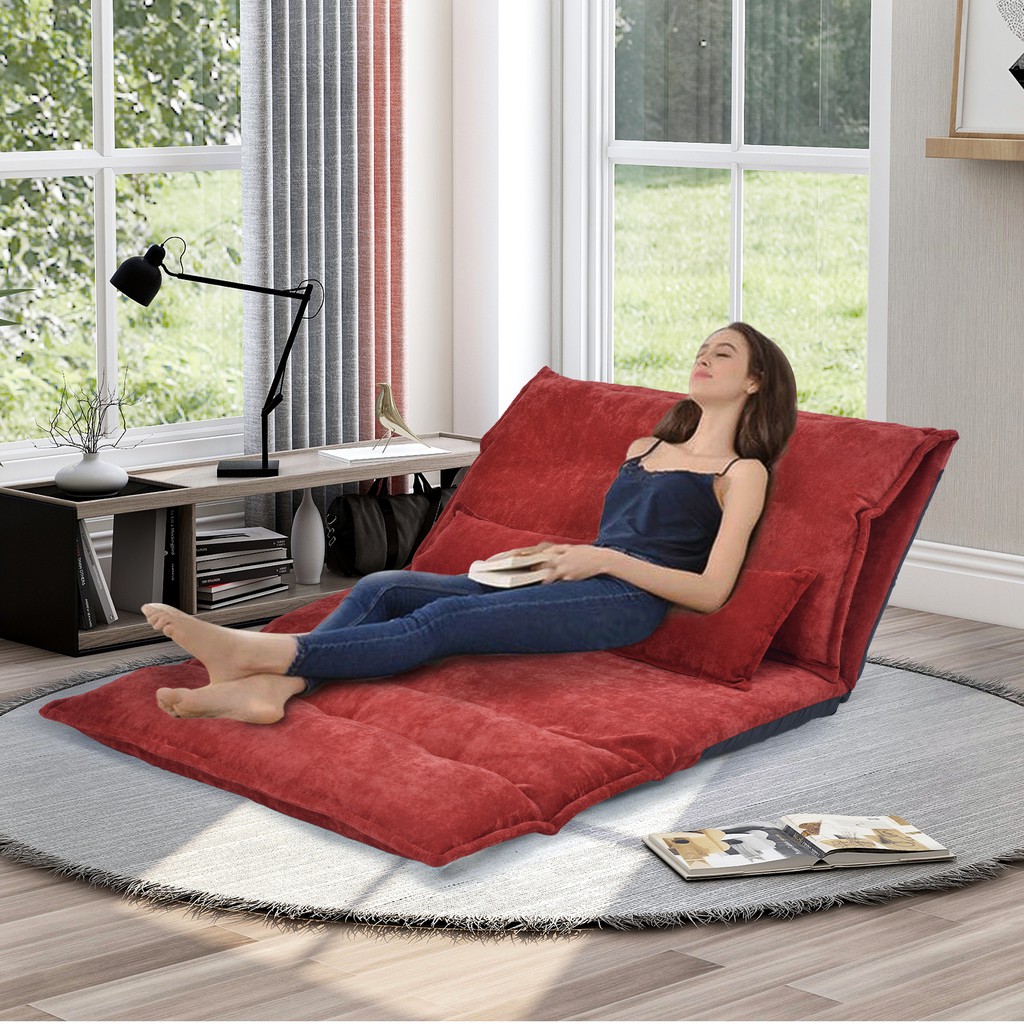 Floor Sofa Bed Adjule Folding Futon