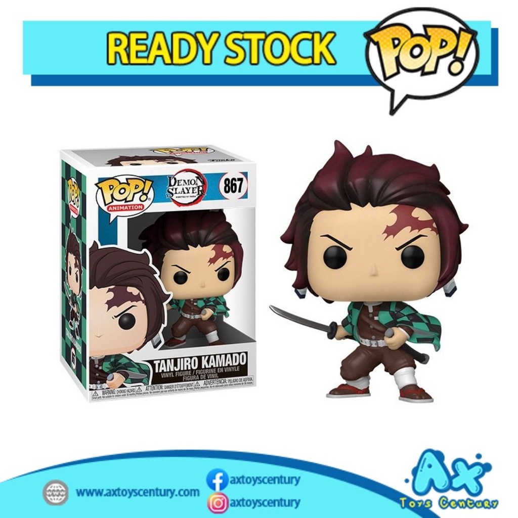 Funko Pop! Animation: Demon Slayer - Tanjiro Kamado 867 | Shopee ...
