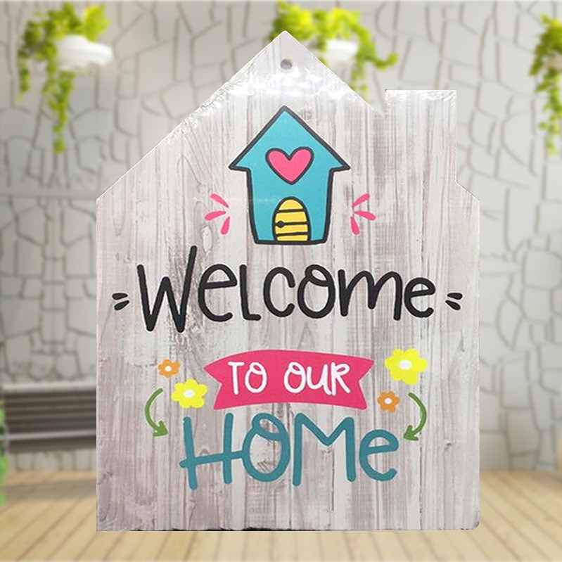 Welcome To Our Home Vintage Wooden Wall Decor 20 X 30 Cm | Shopee  Philippines