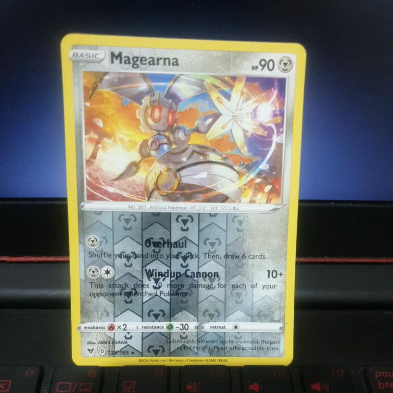 Magearna 128/185 Holo Rare Reverse Holo Sword & Shield Vivid