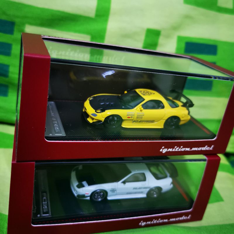 1:64 ig ignition model mazda rx7 rx-7 FD3S FC3S 13B rotary REDSUN RE ...