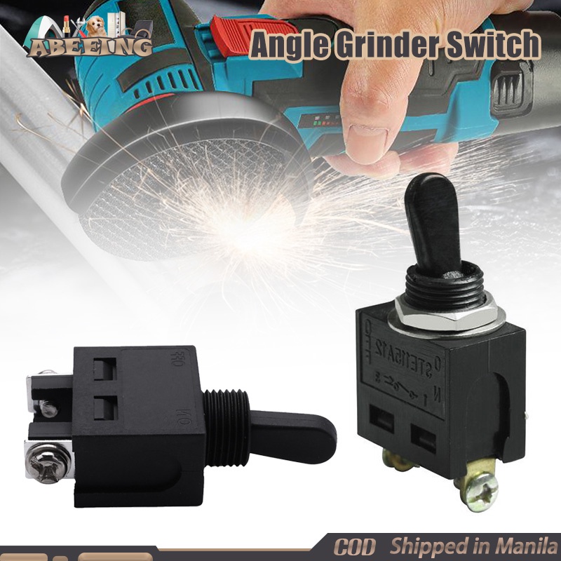 250V Grinder Switch ON/OFF Position Toggle Switch Angle Grinder Switch Replacement Shopee