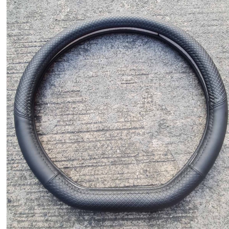 Dshaped Steering wheel cover BLACK Shopee Philippines