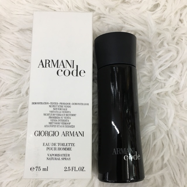 Armani code outlet tester