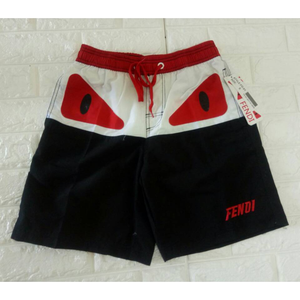 Fendi swim shorts on sale eyes