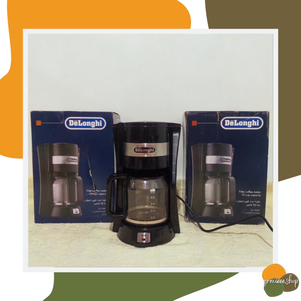 DeLonghi Drip Coffee Maker (Kindly Read Description and See Photos