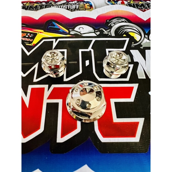 HENG INNERTUBE BOLT / CENTER NUT SONIC/DASH/XRM/XRM125 SET Shopee