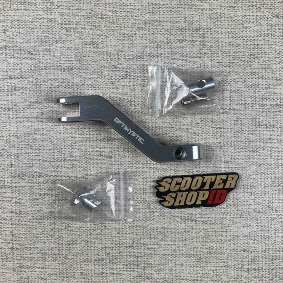 Optical Silver CNC Vespa Sprint Primavera S LX Zip Rear Brake Arm