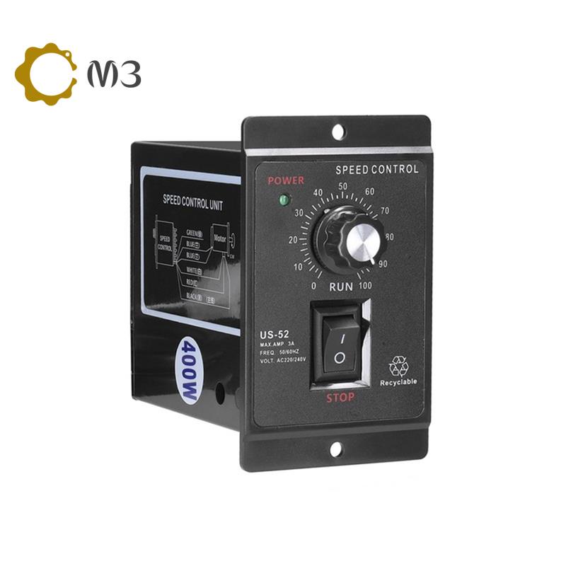 400W Motor Speed Controller AC 220V Motor Speed Regulator Controller ...