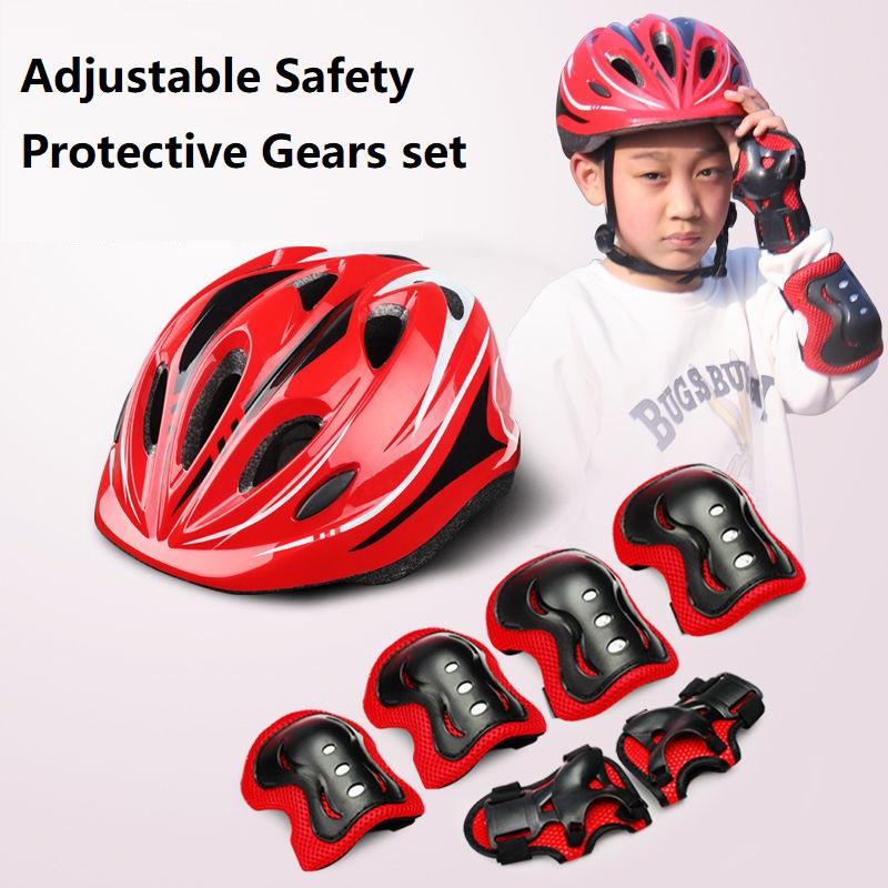Protective Gear Sets for Youth/Kids Adjustable Safety Knee Pads