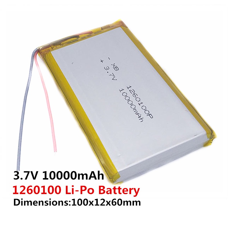 Large Capacity 3.7V,10000mAH,1260100 Polymer lithium ion /Li-ion ...