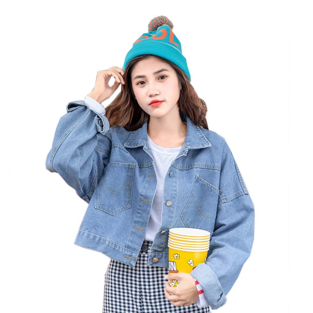 Crop top hotsell denim jacket