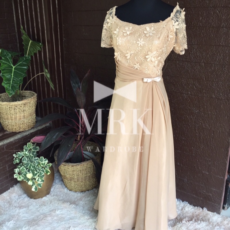 Mocha Mother Dress Principal sponsor gown 1 Shopee Philippines