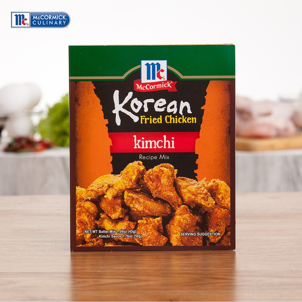 McCormick Korean Fried Chicken Batter Mix with Sauce 95g Shopee