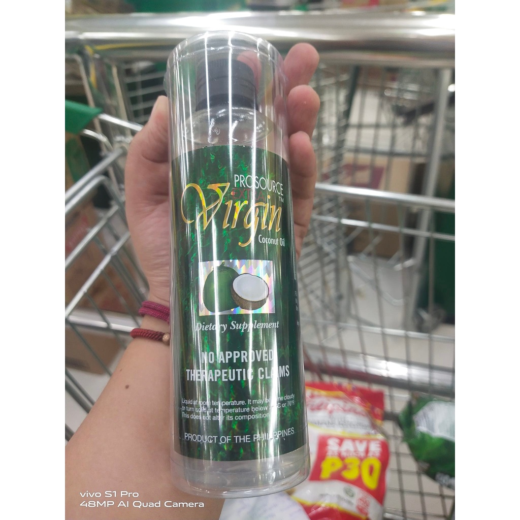 Prosource Vco Extra Virgin Coconut Oil 250ml Shopee Philippines 9274