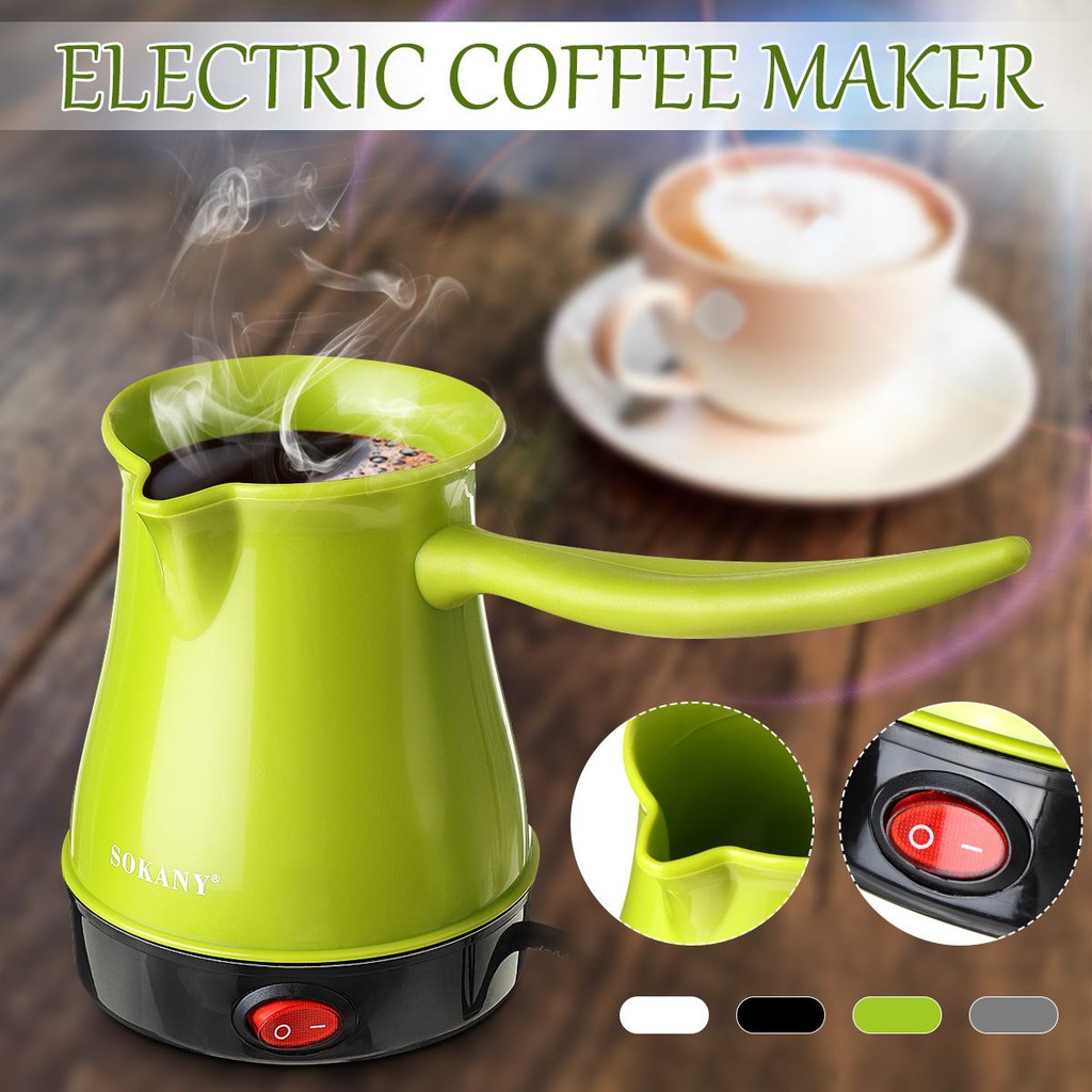 Electric Coffee Maker 220V Portable Moka Pot Greek Turkish Espresso