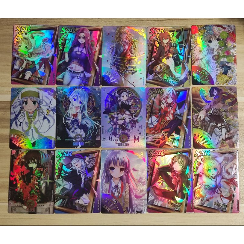 Goddess Feast Set Anime 23pcs Ssr Collectible Cards (sold As Set 