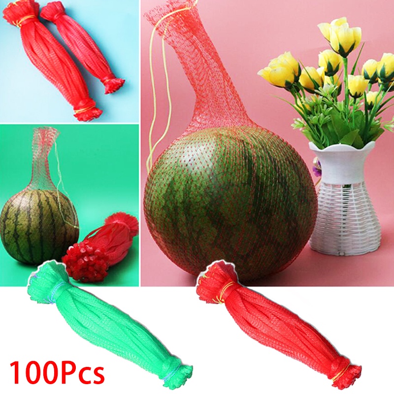 100 Pcs Fruit And Vegetable Packaging Net Food Packaging Plastic Mesh