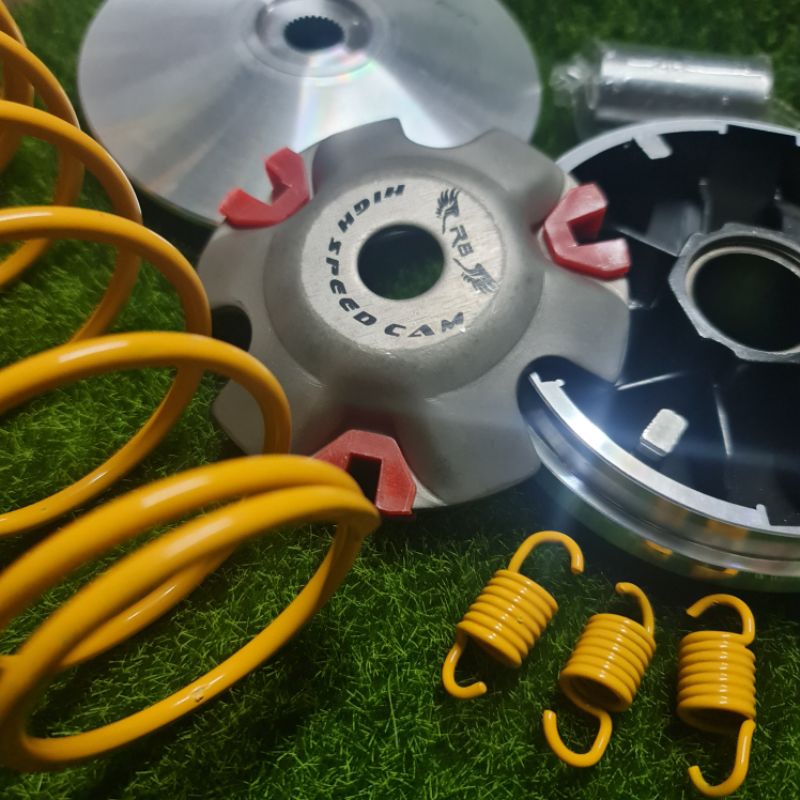 Beat Fi Racing 13.5 pulley set with center spring and clutch spring ...