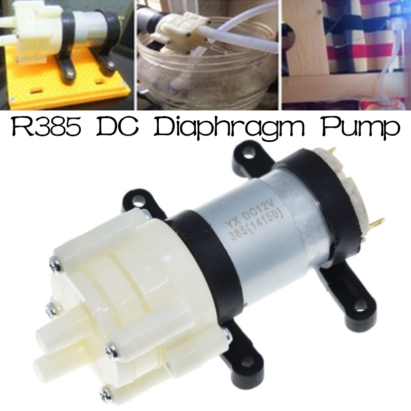 R385 water pump 12V diaphragm water pump 6V micro water pump household ...